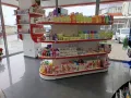 Островен стелаж за аптека, книжарница, зоомагазин, детски магазин и др, снимка 10