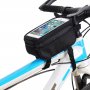 Велосипедна чанта за предна тръба за колело Аксесоари за колоездене Водоустойчив сензорен екран MTB , снимка 12