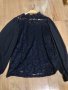 Дамска дантелена блуза - нова, снимка 1 - Блузи с дълъг ръкав и пуловери - 43996726