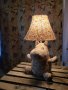 Винтидж настолна лампа, снимка 1 - Настолни лампи - 38539229