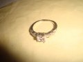 ПОСРЕБРЕН ФИН НЕЖЕН КРИСТАЛЕН КРАСИВ АРТ ПРЪСТЕН 21646, снимка 8