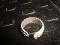 СРЕБЪРЕН ФИЛИГРАН ПРЪСТЕН СРЕБРО 925 ПРЕКРАСНА ЮВЕЛИРНА МАЙСТОРСКА СТАРА ИЗРАБОТКА ГРАНУЛАЦИЯ 22657, снимка 11