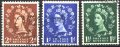 Клеймовани марки Кралица Елизабет II 1954 от Великобритания, снимка 1 - Филателия - 37997190