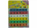 Пъзел с пластмасови елементи за смятане - цифри и математически знаци, снимка 1 - Игри и пъзели - 33568896