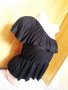 H&М Черен къс потник топ с едно рамо М, снимка 3