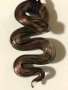 Гердан от мораново стъкло ( змия ), снимка 1 - Колиета, медальони, синджири - 43985244