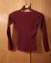 Нова блуза - 50% Calliope с дълъг ръкав бордо XS, снимка 2