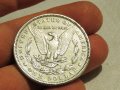 Рядък голям сребърен американски долар, морган долар, MORGAN DOLLAR, ONE DOLLAR - 1890 г.сребро, снимка 2