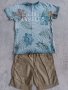 Комплект за момченце тениска и къси панталони размер 110-116 см