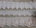 Ръчно плетени дантели за чаршафи и декорация, снимка 1