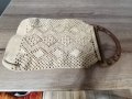 Стара чанта плетена на една кука, снимка 1 - Антикварни и старинни предмети - 43960219
