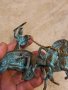 мини бронзова статуетка римска колесница , снимка 3