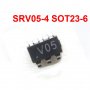 SRV05-4  SMD SOT-23-6  marking - V05  ESD Protection Diode Array -10 БРОЯ, снимка 1