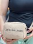 Calvin Klein дамска чанта в бежово Код 655, снимка 1 - Чанти - 43193871