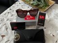  RAY-BAN BROWN POLARIZED SUNGLASSES JUSTIN RB4165 , снимка 4