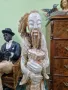 Уникална голяма антикварна колекционерска китайска каменна фигура статуетка , снимка 7