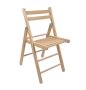 Трапезен стол, сгъваем дървен стол, 41x40x76см