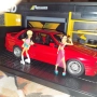 1/24 BMW e30 с 3 момичета 2 бутилки балантайс и сервиз , снимка 14