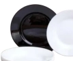 Черно-бял сервиз за хранене от 19 части Luminarc Lea Black & White, снимка 2