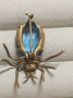 Старинна брошка "Паяк", снимка 2