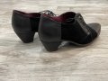 Черни обувки естествена кожа Жанет, снимка 3