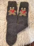 Ръчно плетени мъжки чорапи размер 43, снимка 1