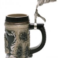 Сувенирна чаша с метално капаче и ГЕРБ на Р. България (модел 1), снимка 1 - Подаръци за юбилей - 39649209