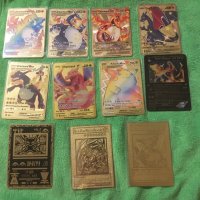 Метални Pokemon / yu gi oh карти, снимка 1 - Други игри - 34018463