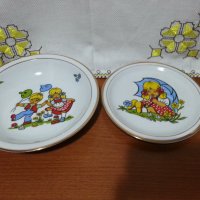Полски порцелан детски комплект за хранене , снимка 1 - Антикварни и старинни предмети - 43453425