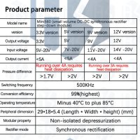  5A DC-DC MINI560 Понижаващ стабилизитор захранващ модул с напрежение Изход 12V, снимка 3 - Друга електроника - 43035301