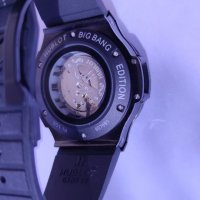 Мъжки луксозен часовник Hublot Big Bang Edition Black , снимка 5 - Мъжки - 36619369