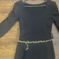 Черна къса рокля размер XS, снимка 3 - Рокли - 43239819
