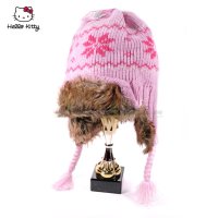 Зимна шапка HELLO KITTY, снимка 1 - Шапки, шалове и ръкавици - 43240924
