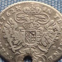 Сребърна монета 7 кройцера 1762г. Франц първи Гунзбург Австрия 24950, снимка 7 - Нумизматика и бонистика - 42968334