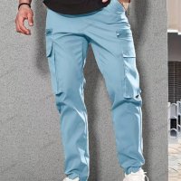 Нов модерен мъжки ежедневен спортен панталон с цип, 8цвята, снимка 7 - Панталони - 44053900