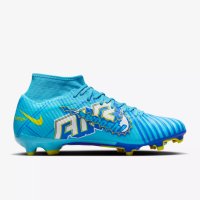 Футболни обувки NIKE ZOOM MERCURIAL SUPERFLY 9 ACADEMY KM BALTIC BLUE/WHITE размер 45, снимка 3 - Футбол - 43218124