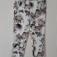 Нов памучен флорален панталон