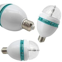 Диско LED лампа, въртяща се крушка, снимка 5 - Декорация за дома - 43792741