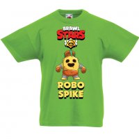 Детска тениска Robo Spike Brawl Stars, снимка 5 - Детски тениски и потници - 32921632
