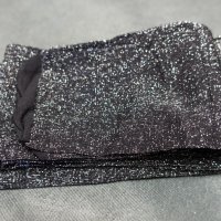 Черен чорапогащник М размер с брокатени частици, снимка 5 - Бельо - 38267518