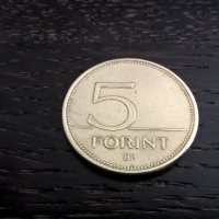 Монета - Унгария - 5 форинта | 1993г., снимка 1 - Нумизматика и бонистика - 29045453