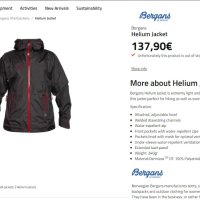 bergans helium jacket, снимка 14 - Якета - 43215021