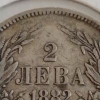 Сребърна монета 2 лева 1882г. Княжество България рядка за КОЛЕКЦИОНЕРИ 43007, снимка 4 - Нумизматика и бонистика - 43966220