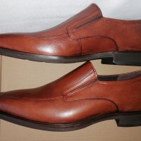 Елегантни мъжки обувки от естествена кожа ECCO №46, снимка 5 - Официални обувки - 33407453