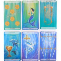 Разкошни таро карти с русалки: Mermaid Tarot и Oceanic Tarot, снимка 12 - Карти за игра - 34173963