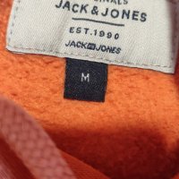 оранжев суичър на Jack&Jones, снимка 3 - Суичъри - 43943237