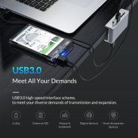Orico хъб USB 3.0 HUB Clip Type 2 port, SD card reader - aux Micro-USB power input, Aluminum - MH2AC, снимка 9 - Други - 43999875