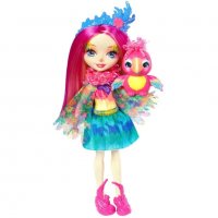 Кукла Enchantimals Peeki Parrot Doll & Parrot Sheeny / Енчантималс - Кукла и Папагал, снимка 3 - Кукли - 28914566