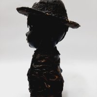 Стара статуетка, черно дете(4.4), снимка 4 - Антикварни и старинни предмети - 43550792