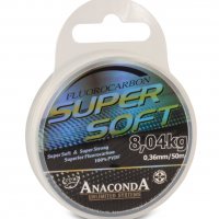 Флуорокарбон - ANACONDA Super Soft Fluorocarbon 50m New 2020, снимка 1 - Такъми - 27892922